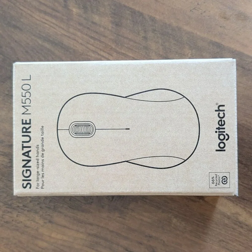 Logitech Signature M550L Graphite Wireless Ambidextrous Optical Mouse